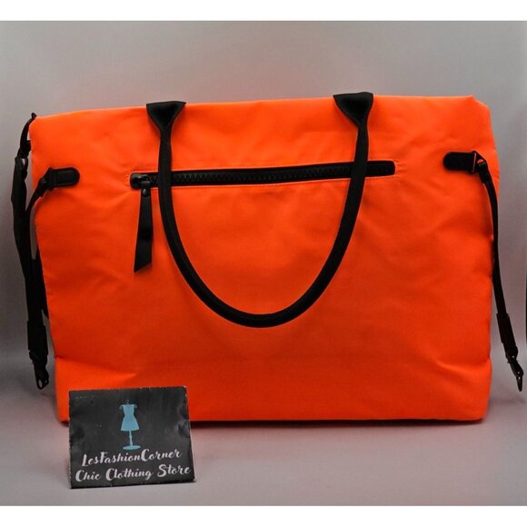 IHKWIP Women's Neon Orange Shawn Killinger X Haute Tote With Guitar Strap 2923 - Picture 5 of 13